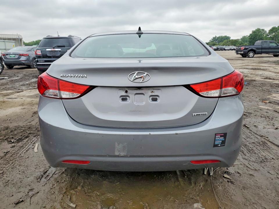 2013 Hyundai Elantra VIN KMHDH4AE8DU516533 COPART salvage auction — NORMAL WEAR, In - Cert Of Title-Salvage Title, sold $1,850 on 2026-07-15 (photo 6)