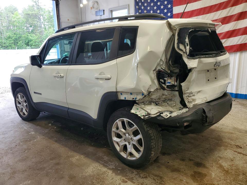 2017 Jeep Renegade VIN ZACCJBBB8HPE72909 COPART salvage auction — REAR END, ME - CERT OF TITLE-SALVAGE COLLISIO, sold $1,600 on 2026-07-16 (photo 2)