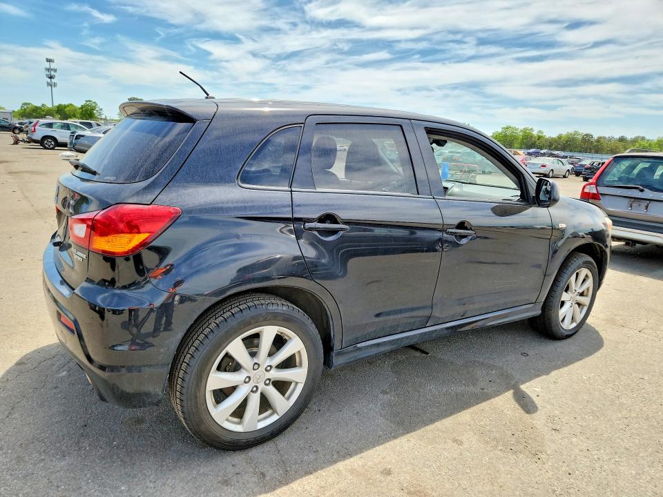 2012 Mitsubishi Outlander VIN JA4AR4AU9CZ005498 COPART salvage auction — FRONT END, Wv - Salvage Certificate, sold $1,050 on 2026-07-06 (photo 3)