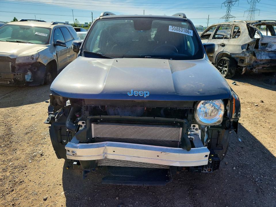 2018 Jeep Renegade VIN ZACCJABB7JPH03069 COPART salvage auction — FRONT END, Il - Salvage Certificate, sold $2,700 on 2026-07-09 (photo 5)