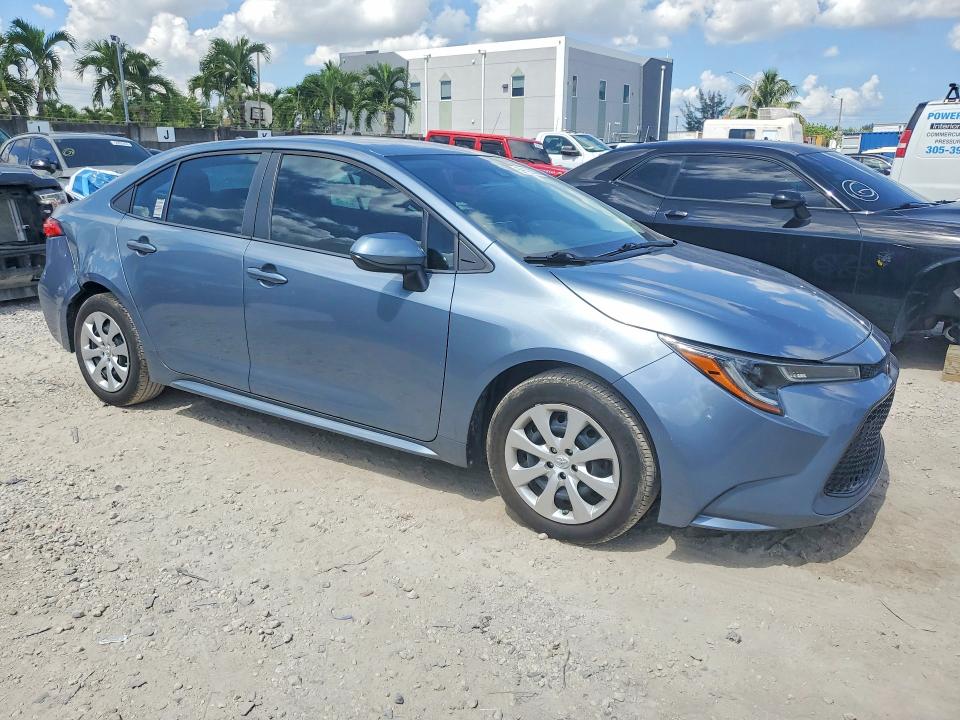 2020 Toyota Corolla VIN 5YFEPRAE0LP038659 COPART salvage auction — REAR END, FL - CERT OF TITLE SLVG REBUILDABLE, sold $5,100 on 2026-07-14 (photo 4)