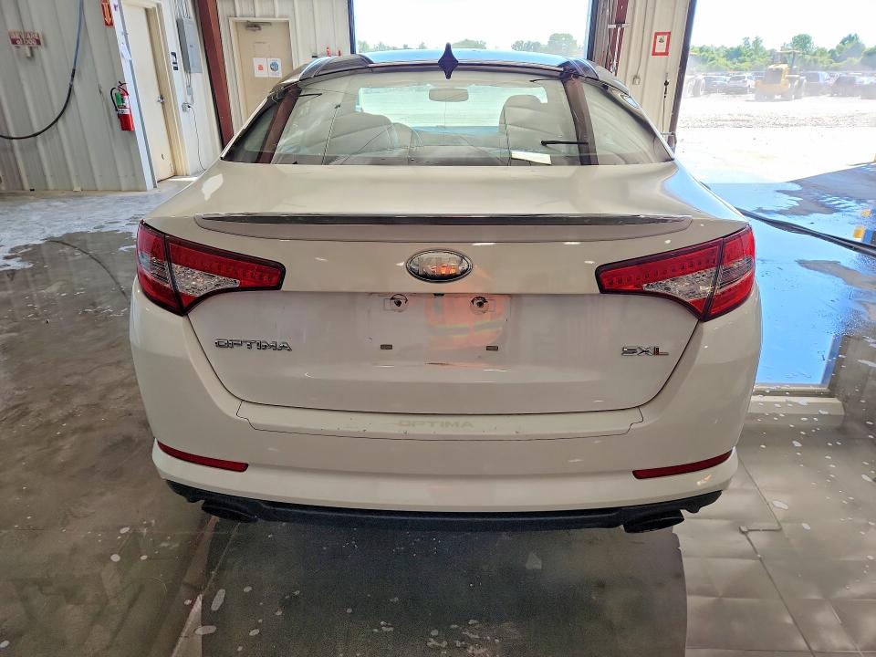2013 Kia Optima VIN 5XXGR4A66DG235070 COPART salvage auction — FRONT END, Il - Salvage Certificate, sold $1,200 on 2026-07-13 (photo 6)