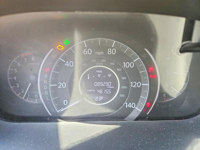 2016 Honda VIN 2HKRM4H45GH661921 COPART salvage auction — FRONT END, Md - Cert Of Salvage > 75% Damage, sold $3,200 on 2026-07-02 (photo 9)