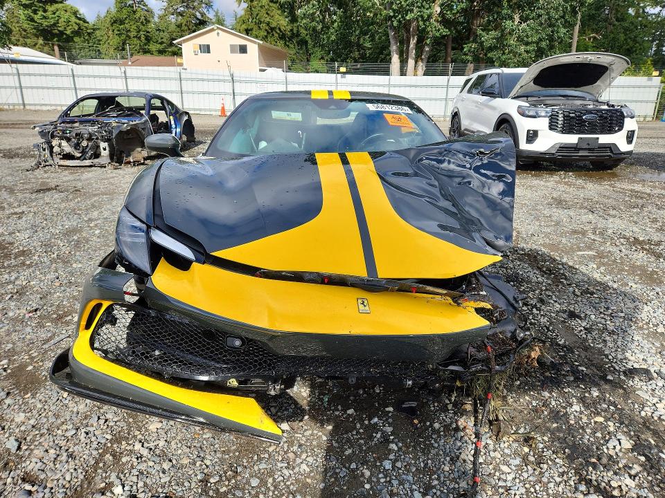 2023 Ferrari 296 gtb VIN ZFF99SLAXP0291115 COPART salvage auction — FRONT END, Wa - Bill Of Sale, sold $75,000 on 2026-08-07 (photo 5)