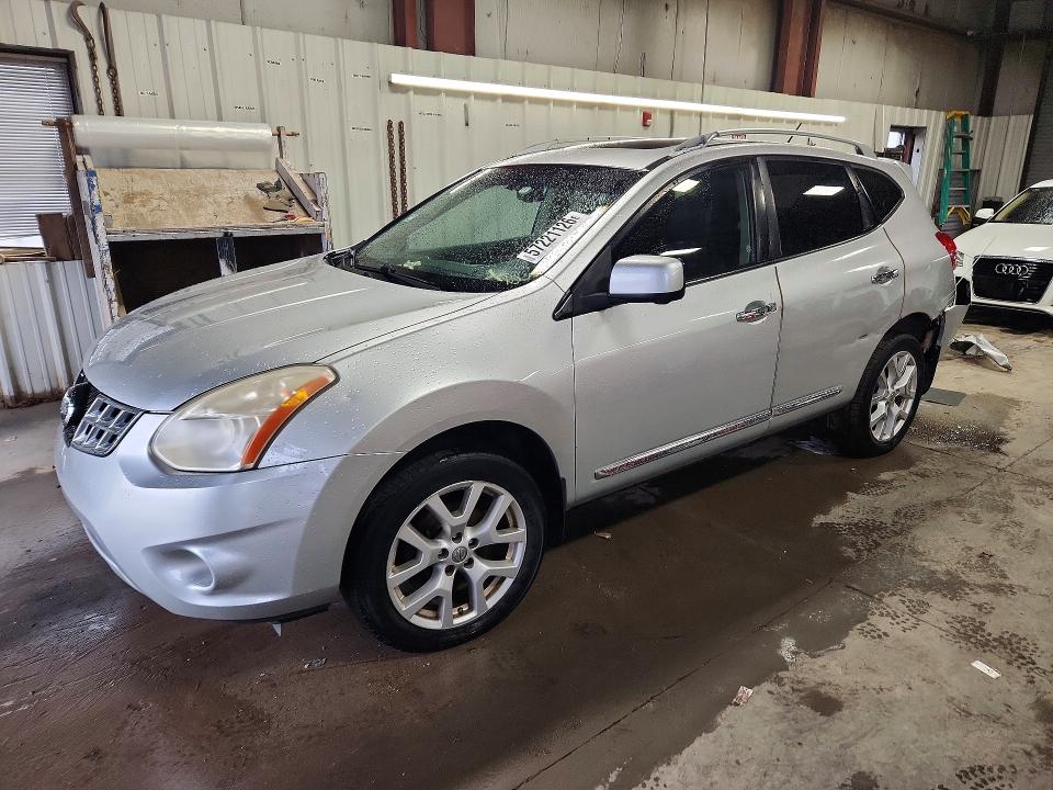 2013 Nissan Rogue VIN JN8AS5MV9DW610746 COPART salvage auction — REAR END, Il - Salvage Certificate, sold $400 on 2026-07-21 (photo 1)