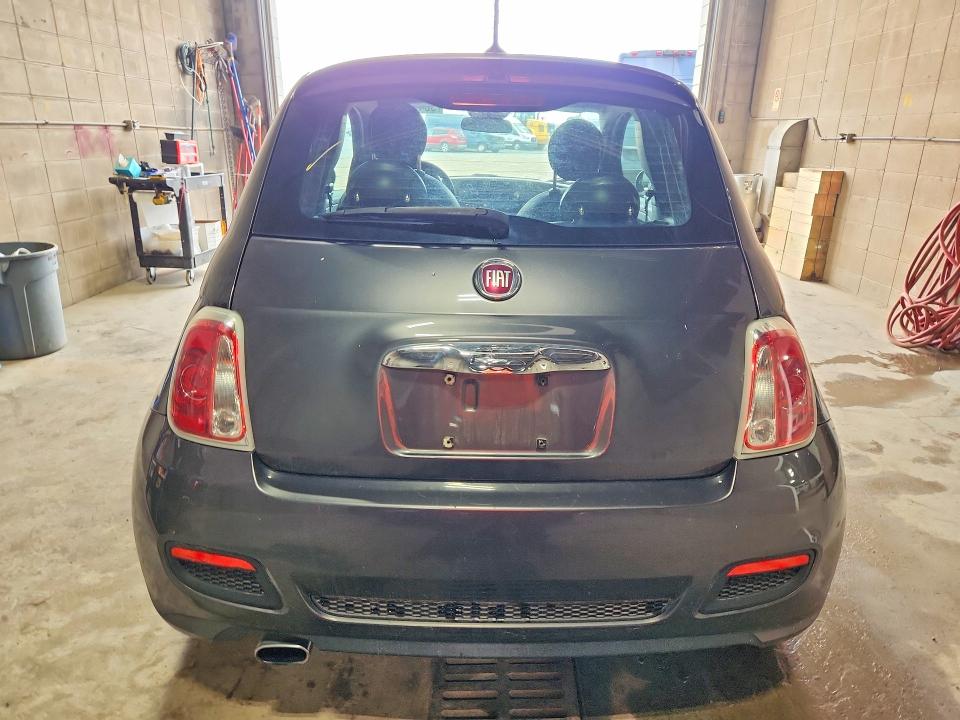 2015 Fiat 500 VIN 3C3CFFBR6FT582003 COPART salvage auction — MECHANICAL, Mn - Certificate Of Title, sold $525 on 2026-08-11 (photo 6)
