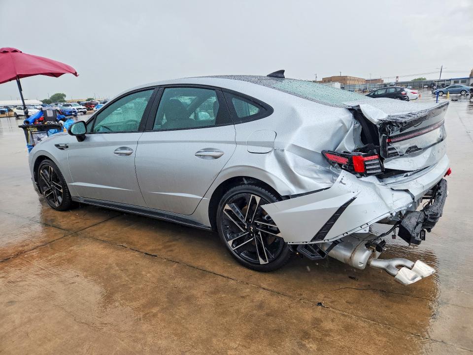 2024 Hyundai Sonata VIN KMHL54JC5RA387145 COPART salvage auction — REAR END, TX - SALVAGE VEHICLE TITLE, sold $9,100 on 2026-07-30 (photo 2)