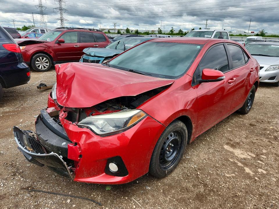 2014 Toyota VIN 5YFBURHEXEP143794 COPART salvage auction — FRONT END, Il - Salvage Certificate, sold $1,850 on 2026-07-30 (photo 1)