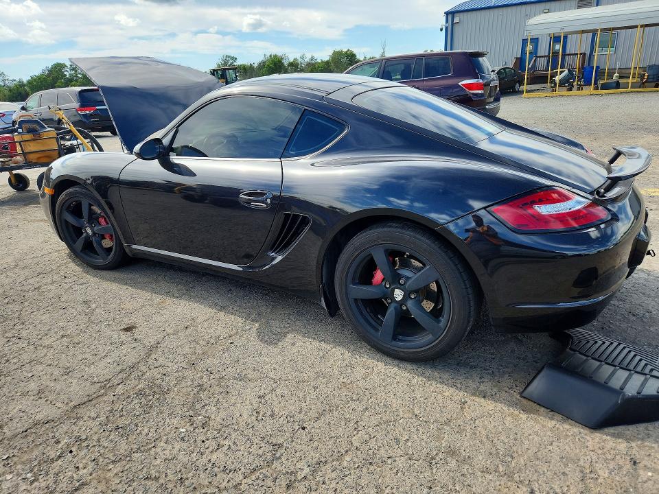 2008 Porsche Cayman VIN WP0AB29848U780270 COPART salvage auction — FRONT END, Pa - Certificate Of Salvage, sold $9,400 on 2026-07-02 (photo 2)