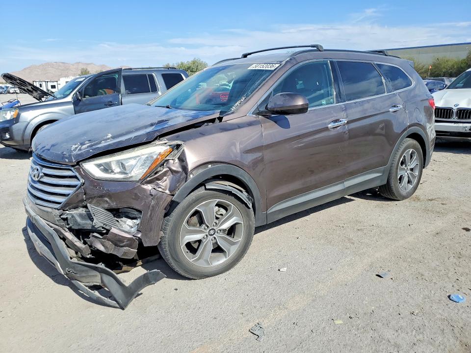 2015 Hyundai Santa fe VIN KM8SMDHF4FU098735 COPART salvage auction — FRONT END, Nv - Salvage Title, sold $1,500 on 2026-07-28 (photo 1)