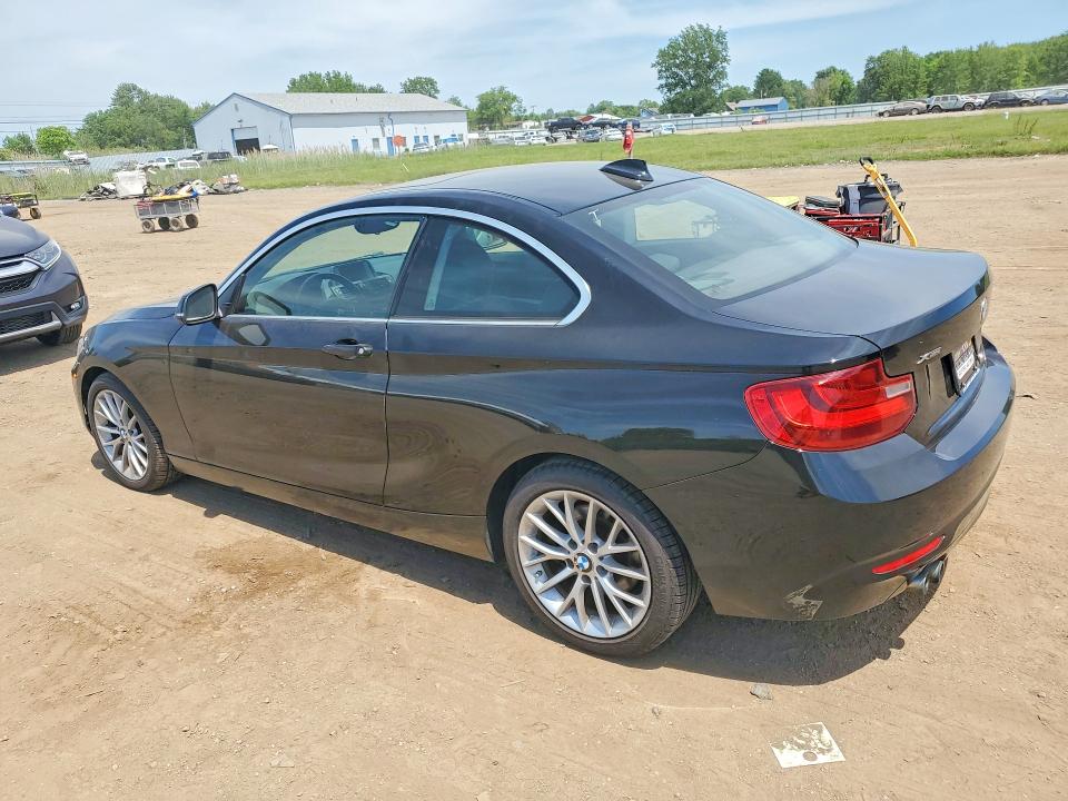 2015 BMW 2er VIN WBA1F7C57FVX96127 COPART salvage auction — HAIL, Oh - Cert Of Title-Salvage, sold $2,900 on 2026-07-16 (photo 2)