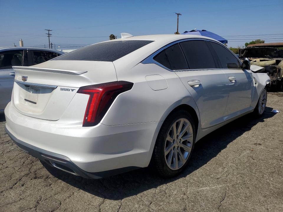 2021 Cadillac Ct5 VIN 1G6DM5RK7M0116005 COPART salvage auction — FRONT END, Ca - Cert Of Title Or Salvage Acq (P), sold $3,750 on 2026-07-09 (photo 3)