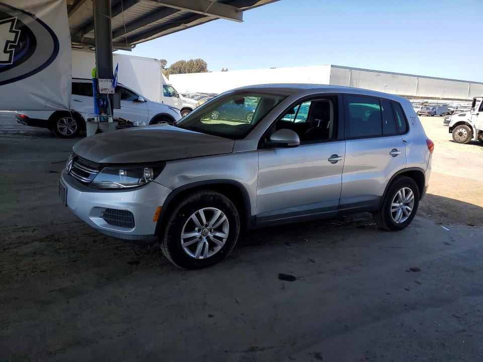 2012 Volkswagen Tiguan VIN WVGAV7AX6CW547751 COPART salvage auction — FRONT END, Ca - Dis/Dlr/Exp Only Clean Title, sold $500 on 2026-07-02 (photo 1)