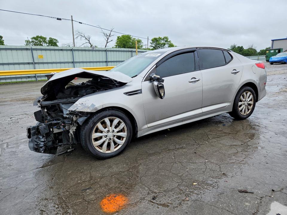 2015 Kia Optima VIN 5XXGN4A78FG395233 COPART salvage auction — FRONT END, Tn - Salvage Certificate, sold $150 on 2026-07-13 (photo 1)