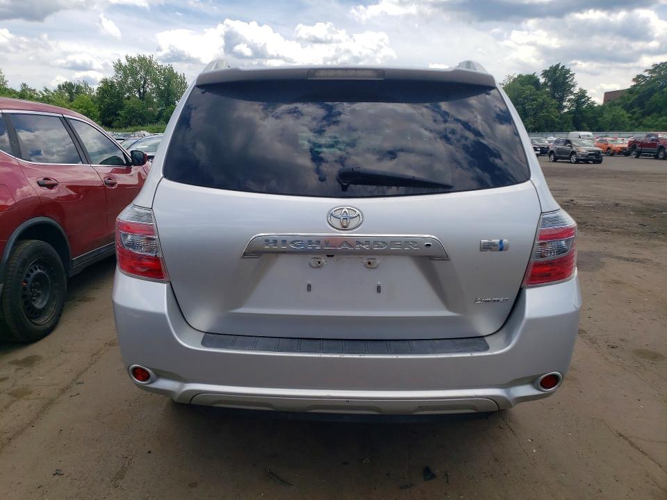 2010 Toyota Highlander VIN JTEJW3EH1A2045744 COPART salvage auction — FRONT END, Ct - Certificate Of Title, sold $1,050 on 2026-07-14 (photo 6)
