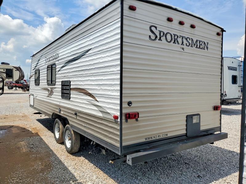 2016 Kz-rv Sportsmen VIN 4EZTU2421G5022707 COPART salvage auction — HAIL, OK - CERT OF TITLE-SALVAGE FLOOD, sold $2,200 on 2026-07-30 (photo 3)