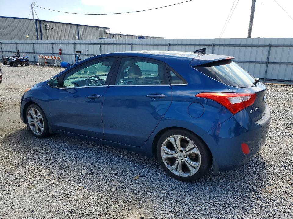 2013 Hyundai Elantra VIN KMHD35LE8DU134097 COPART salvage auction — VANDALISM, Nc - Salvage Certificate Of Title, sold $1,350 on 2026-07-22 (photo 2)