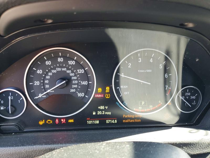 2015 BMW 3er VIN WBA3B1G57FNT07253 COPART salvage auction — FRONT END, Ga - Cert Of Title-Salvage, sold $1,400 on 2026-07-10 (photo 9)