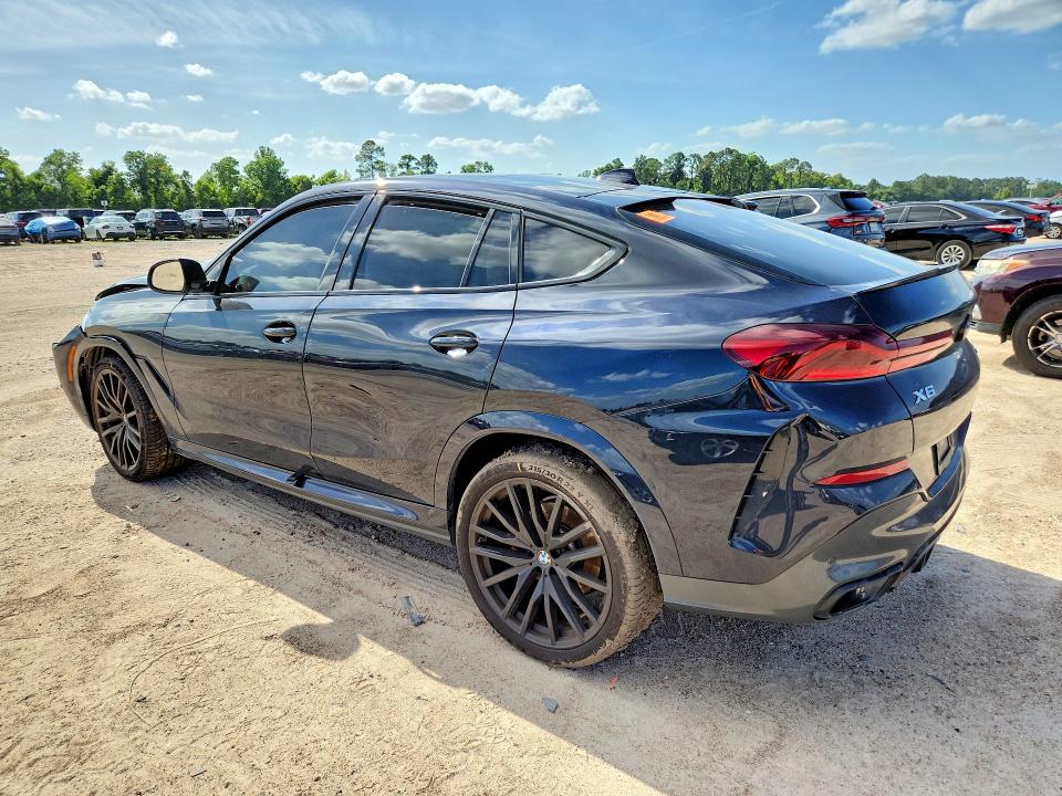 2022 BMW X6 VIN 5UXCY6C01N9L58858 COPART salvage auction — FRONT END, TX - SALVAGE VEHICLE TITLE, sold $400 on 2026-07-21 (photo 2)