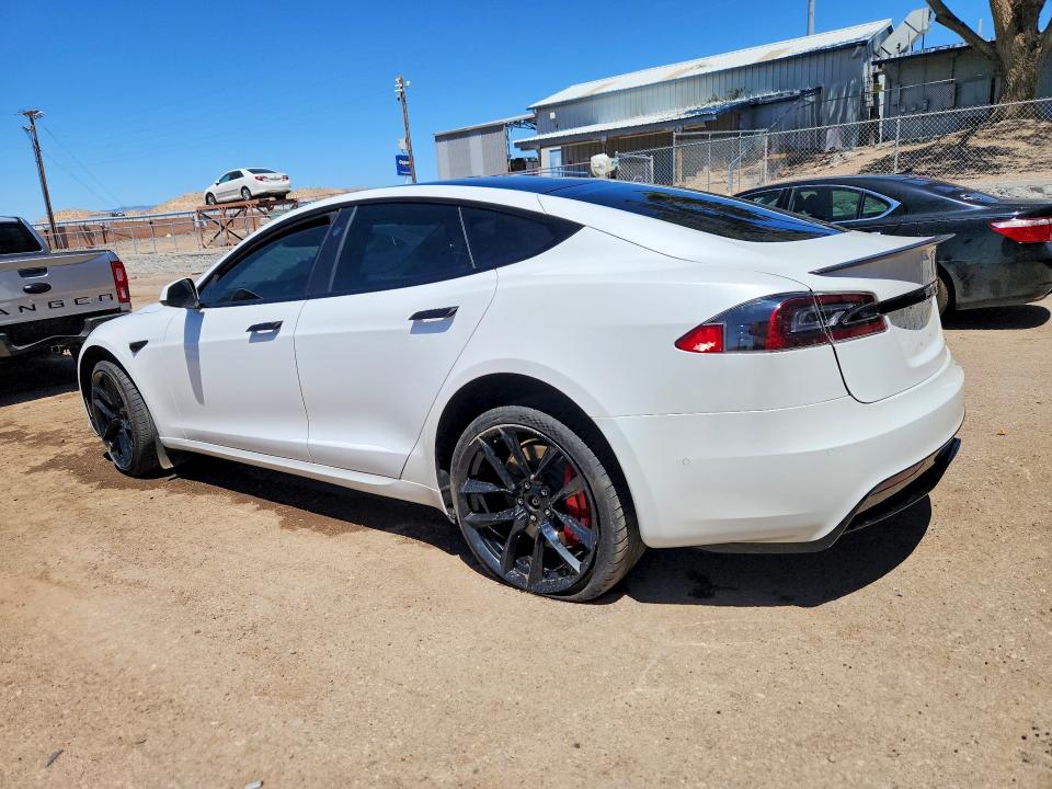 2021 Tesla Model s VIN 5YJSA1E61MF442799 COPART salvage auction — FRONT END, Nm - Cert Of Title-Salvage, sold $17,300 on 2026-07-16 (photo 2)
