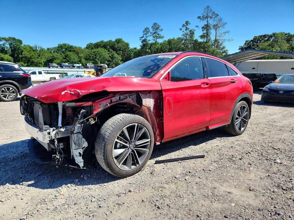 2025 Infiniti Qx55 VIN 3PCAJ5LR9SF100711 COPART salvage auction — FRONT END, Ga - Cert Of Title-Salvage, sold $11,700 on 2026-07-20 (photo 1)