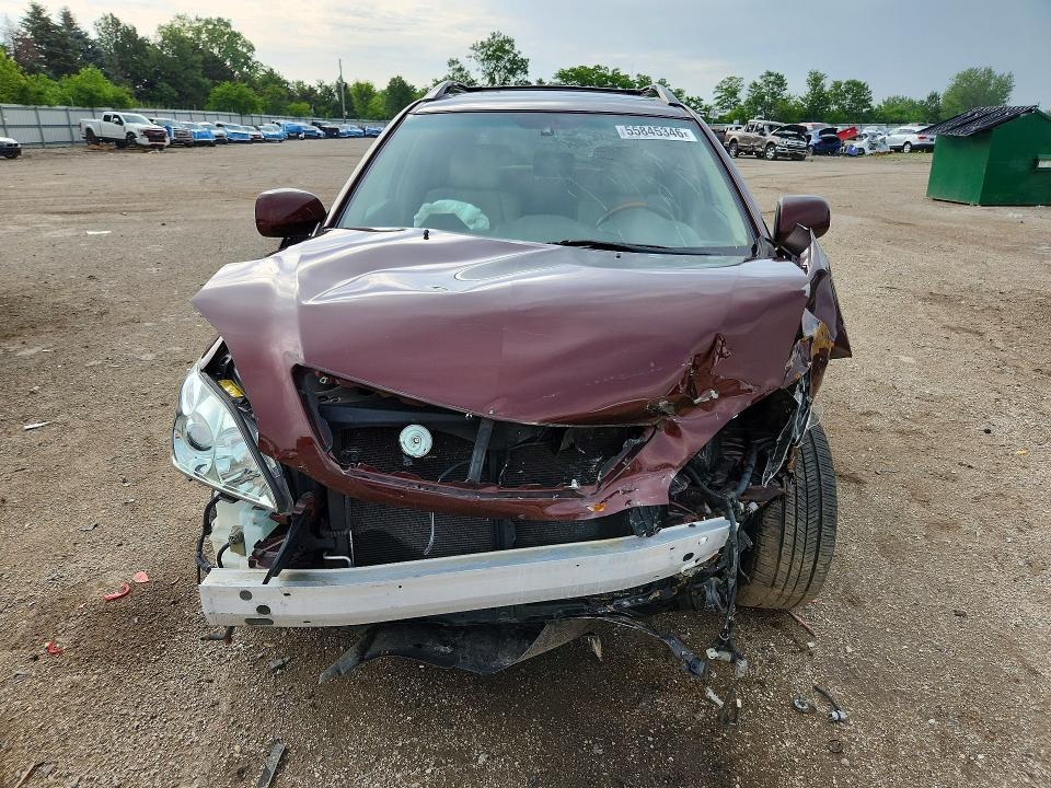 2009 Lexus Rx 350 VIN JTJHK31U492061902 COPART salvage auction — FRONT END, IL - SALVAGE CERTIFICATE, sold $975 on 2026-07-14 (photo 5)