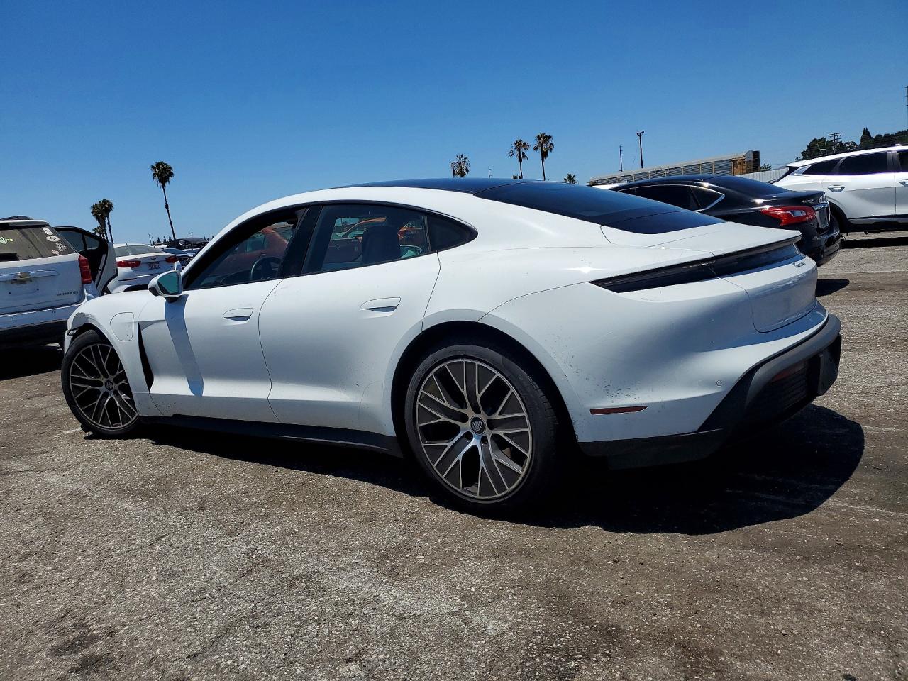 2021 Porsche Taycan VIN WP0AA2Y12MSA13582 COPART salvage auction — Front End, CA - SALVAGE CERTIFICATE, sold $26,250 on 2026-07-10 (photo 2)