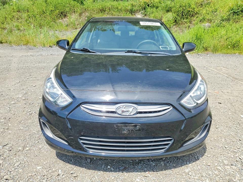 2017 Hyundai Accent VIN KMHCT4AE8HU372255 COPART salvage auction — REAR END, Ny - Mv-907A Salvage Certificate, sold $1,700 on 2026-07-14 (photo 5)