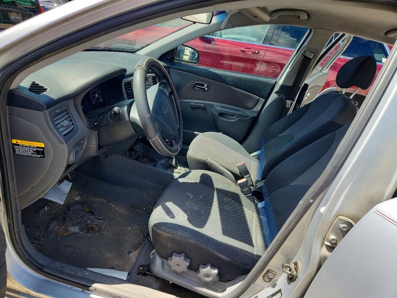 2006 Kia Rio VIN KNADE163866089250 COPART salvage auction — REAR END, De - Certificate Of Title, sold $300 on 2026-07-21 (photo 7)