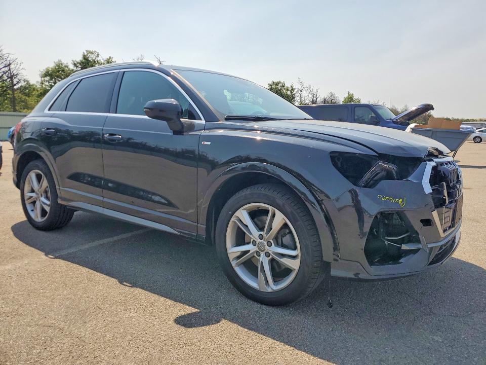 2020 Audi Q3 VIN WA1DECF34L1013980 COPART salvage auction — FRONT END, Ny - Mv-907A Salvage Certificate, sold $11,400 on 2026-07-06 (photo 4)