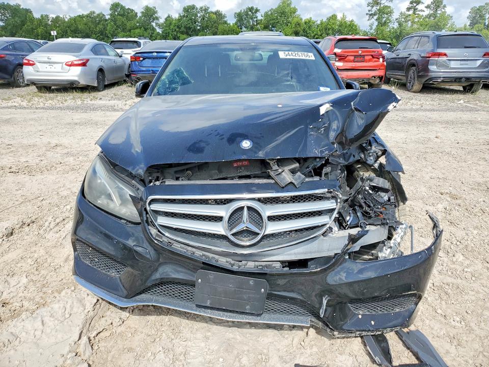 2016 Mercedes-benz E-klasse VIN WDDHF5KB6GB243782 COPART salvage auction — FRONT END, Tx - Salvage Vehicle Title, sold $2,700 on 2026-07-24 (photo 5)
