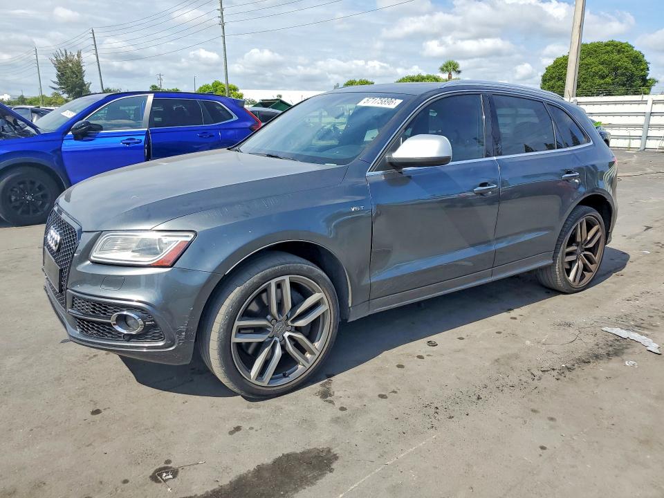 2015 Audi Sq5 VIN WA1VGBFP8FA036369 COPART salvage auction — SIDE, Fl - Cert Of Title Slvg Rebuildable, sold $3,250 on 2026-07-29 (photo 1)
