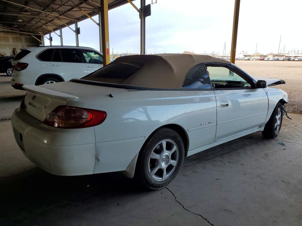 2003 Toyota Camry VIN 2T1FF28P83C610678 COPART salvage auction — FRONT END, Az - Certificate Of Title, sold $475 on 2026-08-03 (photo 3)