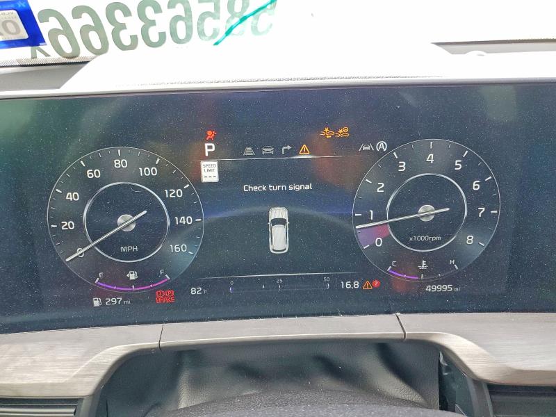 2024 Kia VIN 5XYP5DGC7RG481170 COPART salvage auction — FRONT END, Tx - Salvage Vehicle Title, sold $8,600 on 2026-07-09 (photo 9)