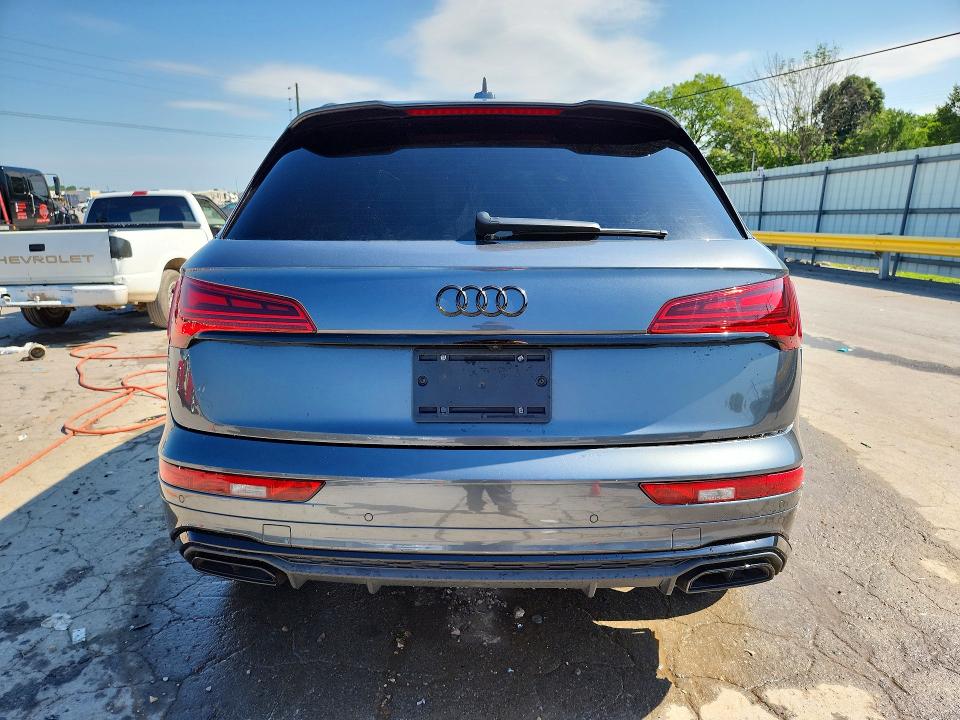 2022 Audi Q5 VIN WA1FAAFY1N2050924 COPART salvage auction — SIDE, TN - SALVAGE CERTIFICATE, sold $13,700 on 2026-07-29 (photo 6)