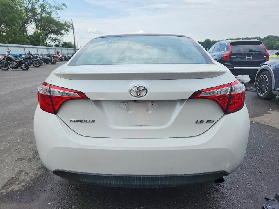 2014 Toyota Corolla VIN 5YFBPRHE7EP011891 COPART salvage auction — FRONT END, Pa - Cert Of Title, sold $3,050 on 2026-07-21 (photo 6)