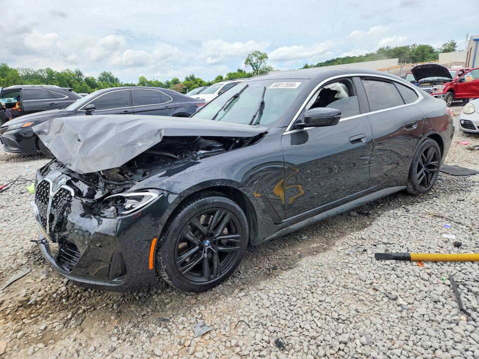 2022 BMW 4er VIN WBA63AV01NFM24269 COPART salvage auction — FRONT END, Al - Cert Of Title-Salvage Title, sold $9,300 on 2026-08-18 (photo 1)