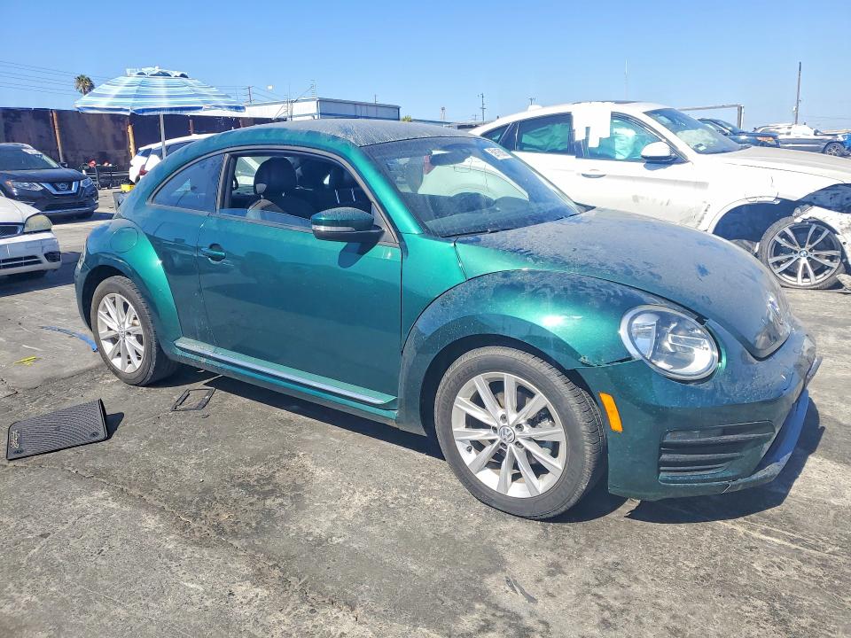2018 Volkswagen Beetle VIN 3VWFD7ATXJM714746 COPART salvage auction — FRONT END, Ca - Salvage Certificate, sold $1,600 on 2026-07-19 (photo 4)