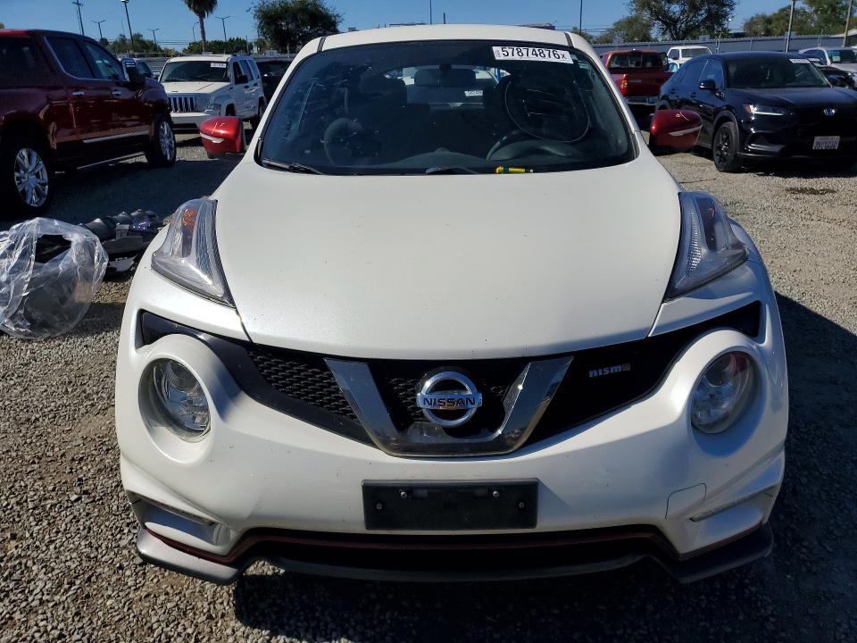 2015 Nissan Juke VIN JN8AF5MV2FT564816 COPART salvage auction — REAR END, Ca - Salvage Certificate, sold $1,600 on 2026-07-28 (photo 5)