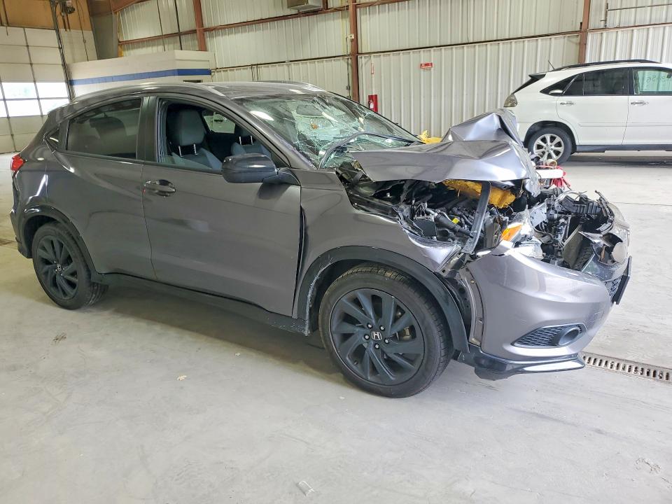2021 Honda Hr-v VIN 3CZRU5H19MM700991 COPART salvage auction — FRONT END, Va - Cert Of Title - Salvage, sold $4,200 on 2026-07-02 (photo 4)