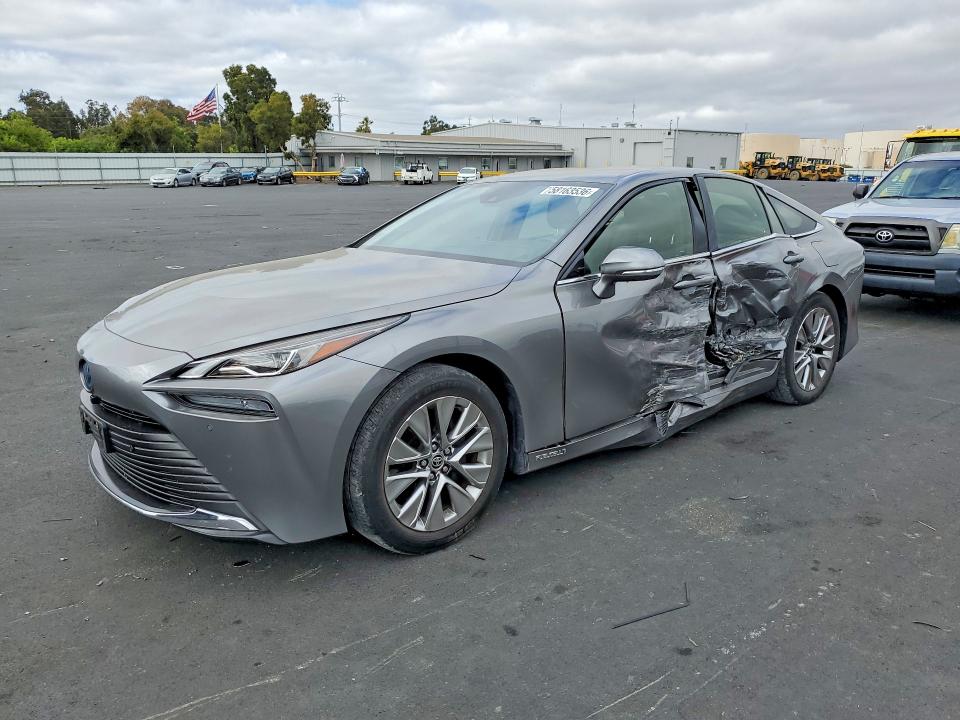 2021 Toyota Mirai VIN JTDAAAAA2MA000645 COPART salvage auction — SIDE, CA - SALVAGE CERTIFICATE, sold $50 on 2026-07-22 (photo 1)