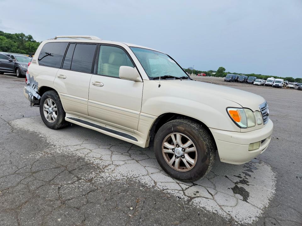 2004 Lexus Lx 470 VIN JTJHT00W643537908 COPART salvage auction — REAR END, Tn - Salvage Certificate, sold $3,000 on 2026-07-13 (photo 4)