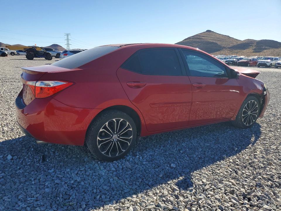 2014 Toyota Corolla VIN 5YFBURHEXEP121777 COPART salvage auction — FRONT END, Nv - Salvage Title, sold $2,450 on 2026-07-22 (photo 3)