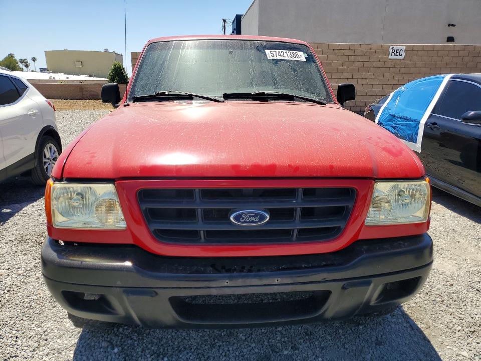 2001 Ford Ranger VIN 1FTYR14D31PB74813 COPART salvage auction — REAR END, Ca - Salvage Certificate, sold $1,600 on 2026-07-08 (photo 5)