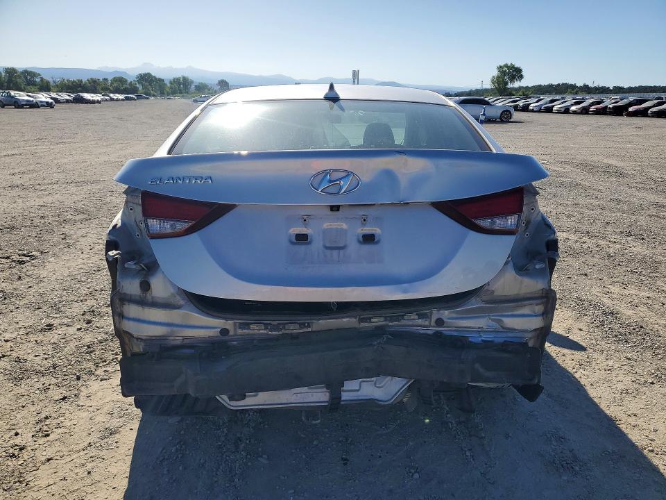 2015 Hyundai Elantra VIN KMHDH4AE2FU229448 COPART salvage auction — REAR END, Ca - Salvage Certificate, sold $750 on 2026-07-02 (photo 6)