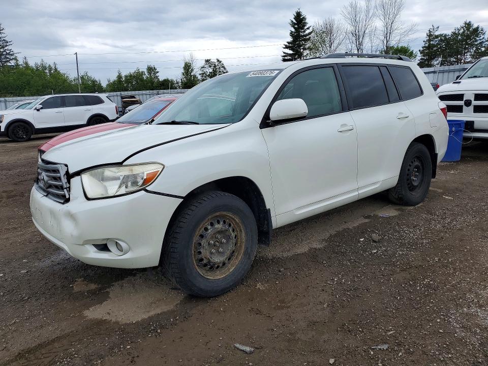 2008 Toyota Highlander VIN JTEES44A282094999 COPART salvage auction — FRONT END, ON - PERMIT NO BRAND - UNFIT, sold $3,650 on 2026-07-16 (photo 1)
