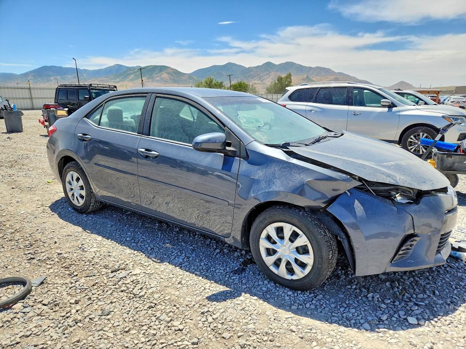 2015 Toyota Corolla VIN 5YFBPRHE8FP324532 COPART salvage auction — FRONT END, UT - SALVAGE CERTIFICATE, sold $3,750 on 2026-07-10 (photo 4)