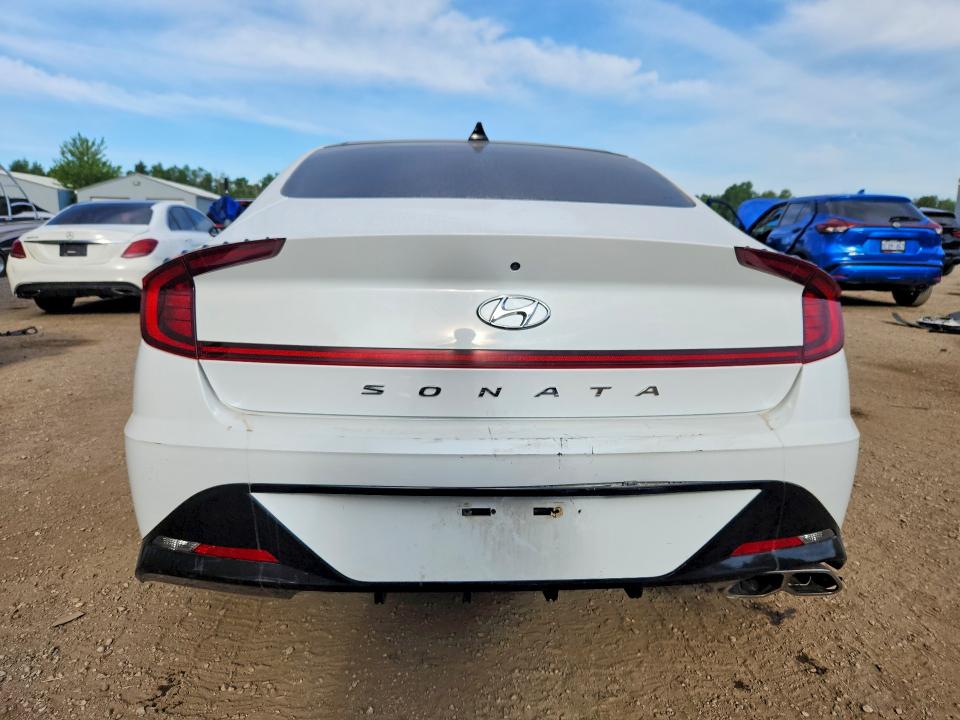 2021 Hyundai Sonata VIN 5NPEJ4J24MH067414 COPART salvage auction — FRONT END, On - Permit Salvage, sold $3,300 on 2026-07-14 (photo 6)