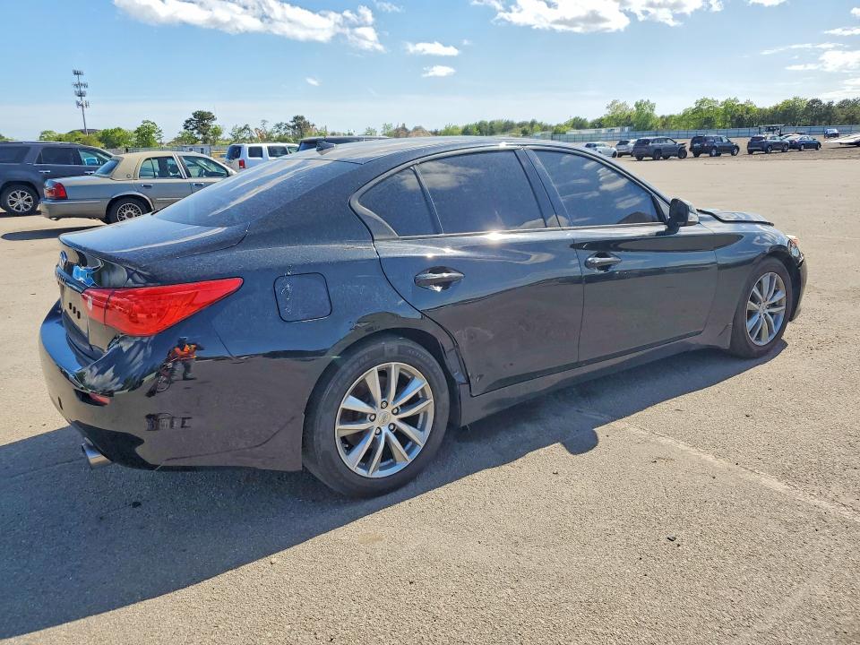 2016 Infiniti Q50 VIN JN1EV7AR4GM346913 COPART salvage auction — NORMAL WEAR, Ct - Certificate Of Title (P), sold $1,500 on 2026-07-29 (photo 3)