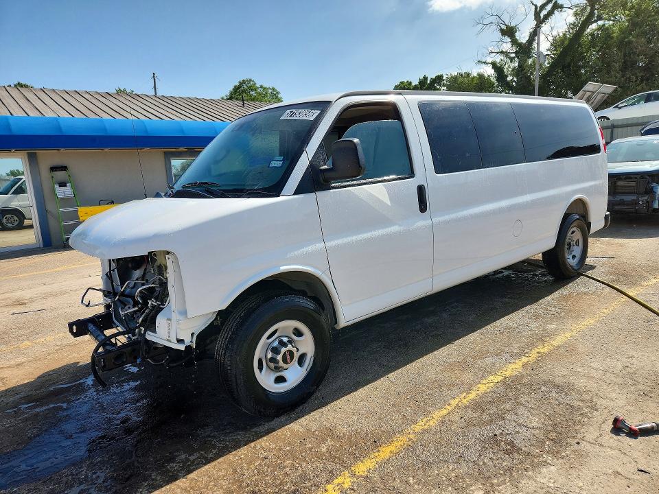 2026 Gmc Savana VIN 1GJZ7PF73T1191940 COPART salvage auction — FRONT END, TX - CERTIFICATE OF TITLE, sold $13,200 on 2026-07-08 (photo 1)